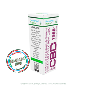 ULEI OZONAT FULL EXTRACT DE CANEPA CBD 1500 mg